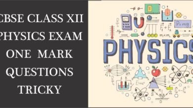 CBSE Class XII Physics Exam