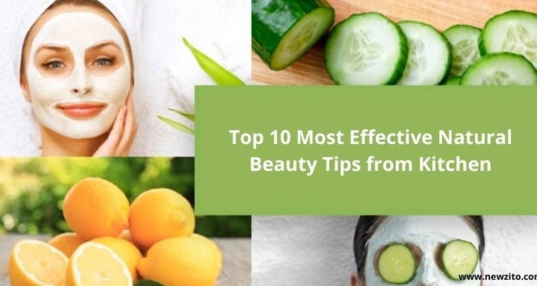 Top 10 Most Effective Natural Beauty Tips from Kitchen